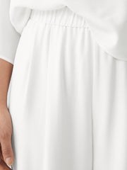 Silk Georgette Crepe Lantern Pant