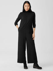 Washable Flex Ponte V-Neck Jumpsuit