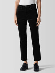 Organic Cotton Stretch Velveteen Pant