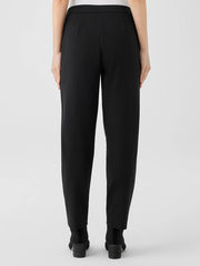 Cotton Blend Ponte Tapered Pant