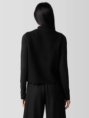 Lightweight Boiled Wool Vest in Regenerative Wool
