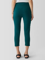 Pima Cotton Stretch Jersey Capri Leggings