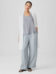 Garment Dyed Organic Linen Trouser Pant