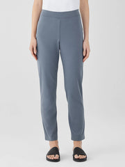 Cotton Blend Ponte Slim Pant