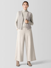 Sheer Knit Turtleneck Top