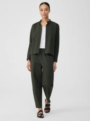 Organic Cotton Pucker Shirt Jacket