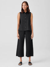 Organic Cotton Ripple Wide-Leg Pant