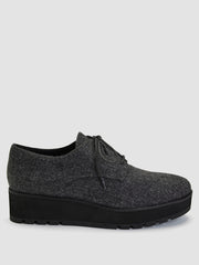 Eddy Mélange Herringbone Platform Oxford