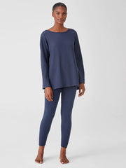 Cozy Brushed Terry Hug High-Waisted Sleep Leggings