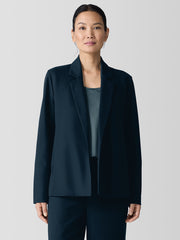 Washable Flex Ponte Notch Collar Blazer