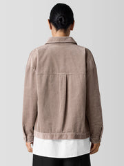 Organic Cotton Corduroy Classic Collar Jacket