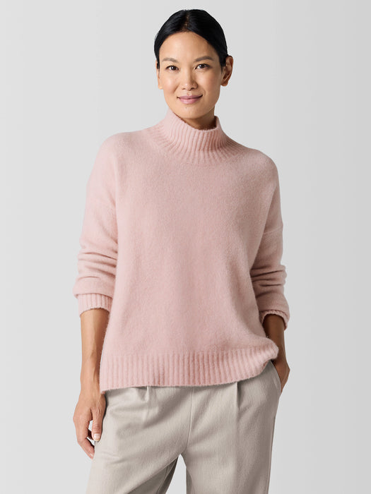 Cashmere Silk Bliss Turtleneck Box-Top
