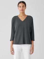 Fine Jersey Dolman-Sleeve Top