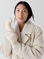 Peruvian Baby Alpaca and Cotton Mittens