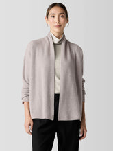 Italian Cashmere High Collar Cardigan