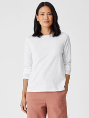 Organic Pima Cotton Jersey Long-Sleeve Tee
