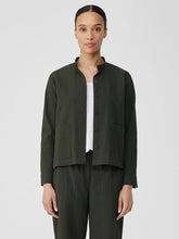 Organic Cotton Pucker Shirt Jacket