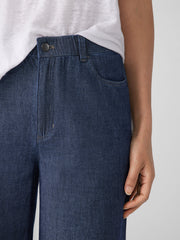 Airy Organic Cotton Twill Wide Trouser Pant