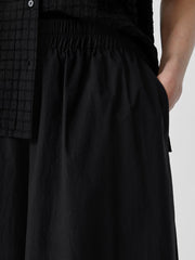 Washed Organic Cotton Poplin Skirt Pant