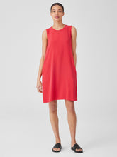 Silk Georgette Crepe Round Neck Dress