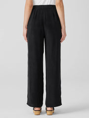 Sandwashed Twill Wide Trouser Pant