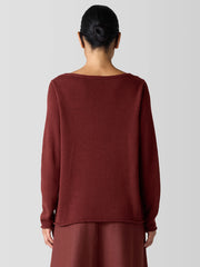 Peruvian Cotton Blend Bateau Neck Top