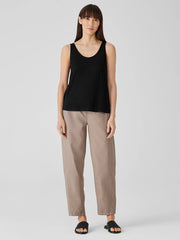 Cotton Hemp Stretch Lantern Pant