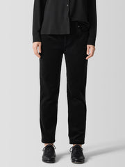 Organic Cotton Stretch Corduroy Straight Pant