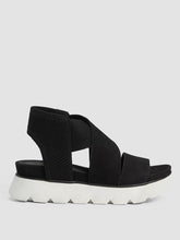 Chant Tumbled Leather Wedge Sandal