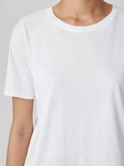 Organic Pima Cotton Jersey Round Neck Tee