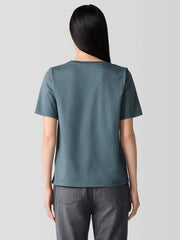 Organic Pima Cotton Jersey Round Neck Tee