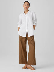 Organic Handkerchief Linen Classic Collar Shirt