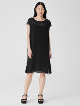 Sheer Silk Georgette Layered Dress