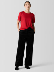 Organic Pima Cotton Jersey Round Neck Tee