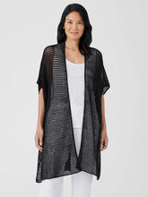 Organic Linen Délavé Long Cardigan