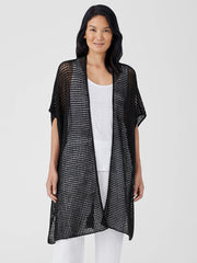 Organic Linen Délavé Long Cardigan