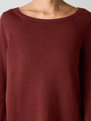 Peruvian Cotton Blend Bateau Neck Top