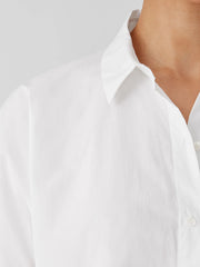 Washed Organic Cotton Poplin Short-Sleeve Shirt