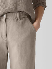 Garment-Dyed Utility Organic Cotton Tapered Pant