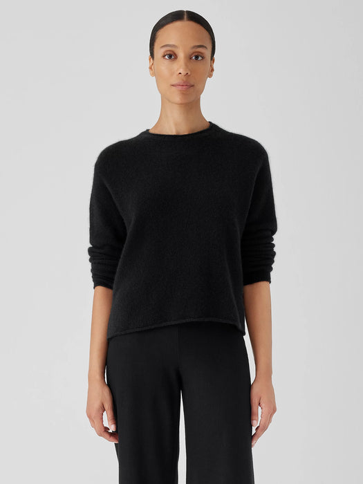 Cashmere Silk Bliss Crew Neck Top