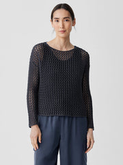 Peruvian Organic Cotton Cord Bateau Neck Top