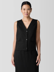 Washable Flex Ponte Vest