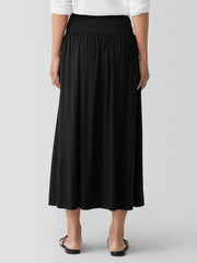Fine Jersey Gathered Skirt
