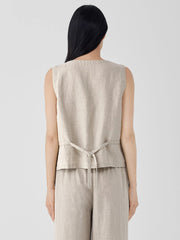 Organic Linen Vest