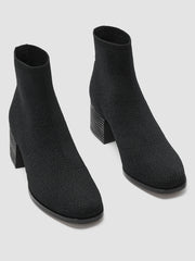 Paron Crepe Stretch Wedge Bootie