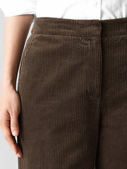 Organic Cotton Corduroy Wide-Leg Pant