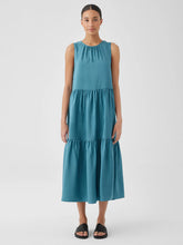 Washed Silk Tiered Dress