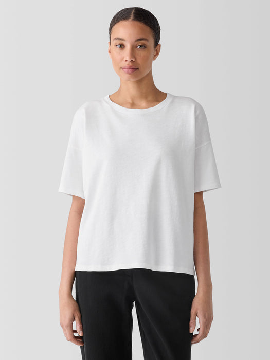 Cozy Organic Cotton Slub Tee