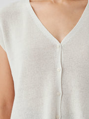 Peruvian Organic Cotton Crepe Vest