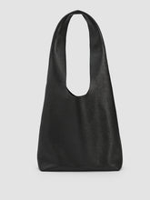 Textured Italian Leather Shopper Tote